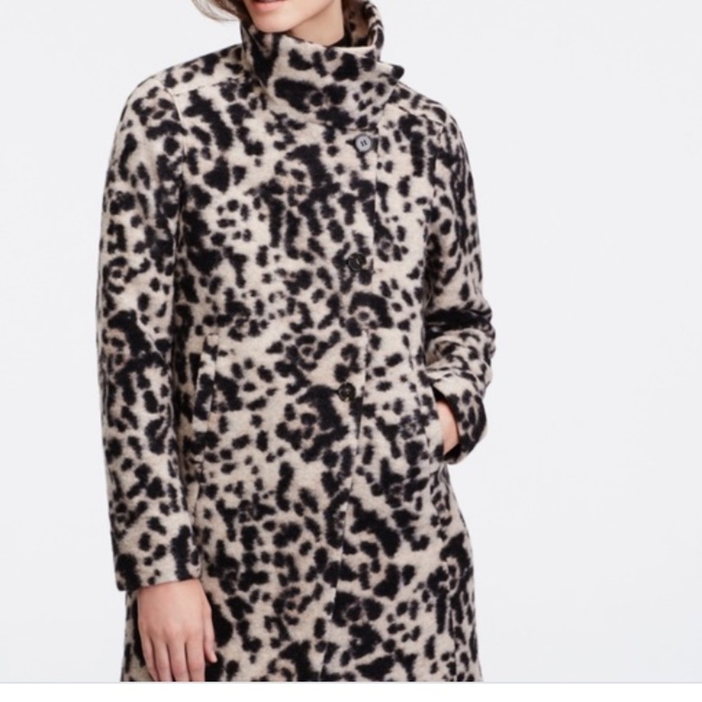 Cheetah/Leopard Wool Coat